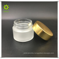 100g frosted empty cosmetic glass jar